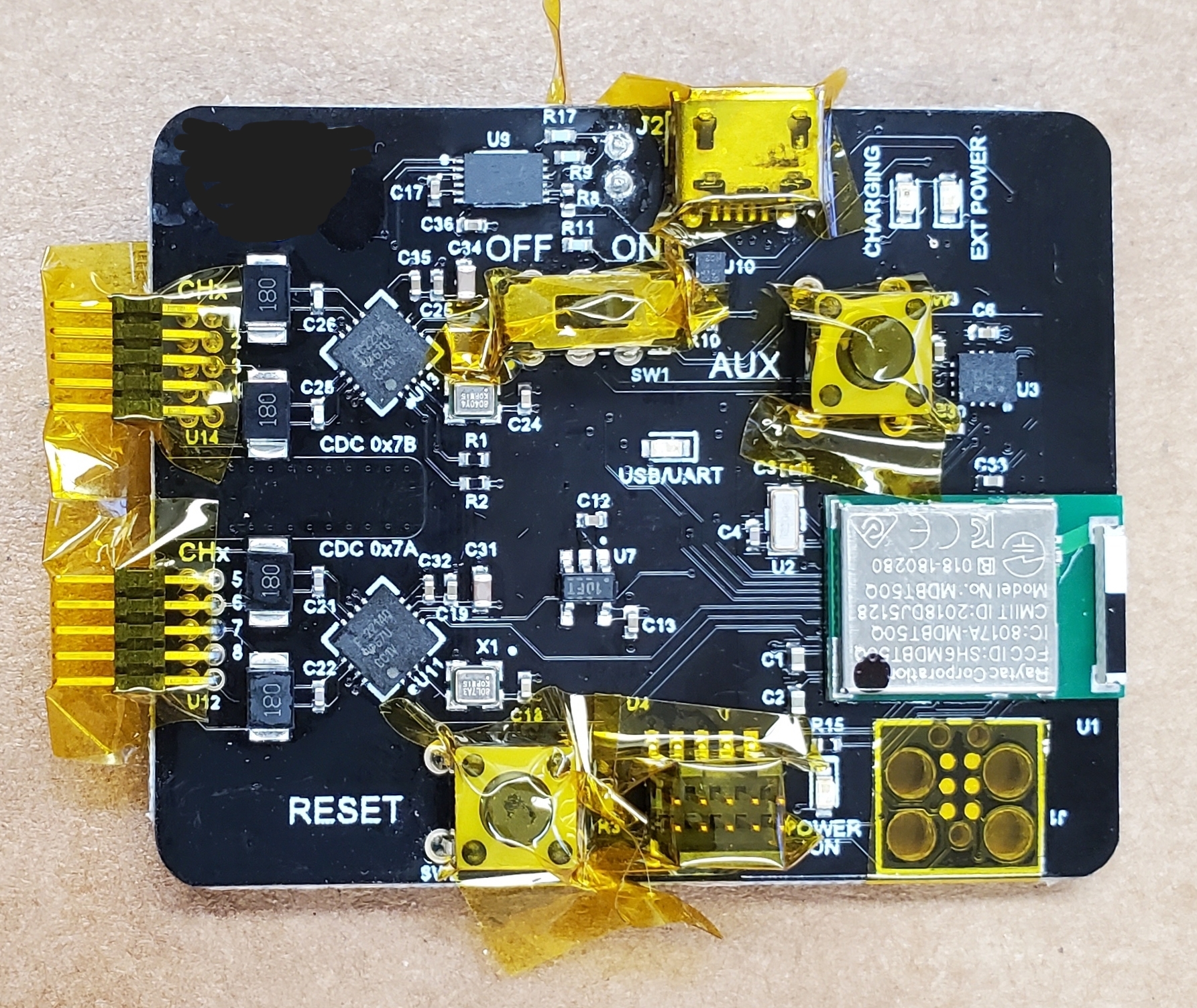 Merged Design with Kapton Tape Masking for Conformal Coating Application